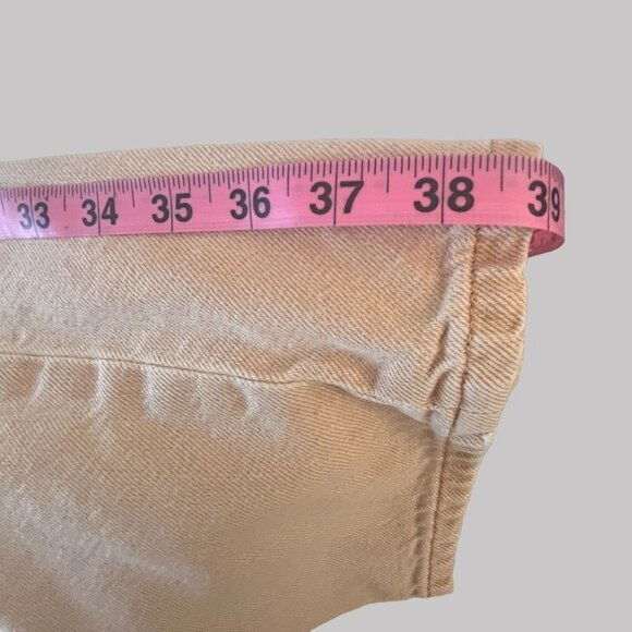 BDG Jeans Juniors Actual Size 26x28 Beige Zip Up Pullon Button Up Straight Leg‎ - Picture 8 of 16